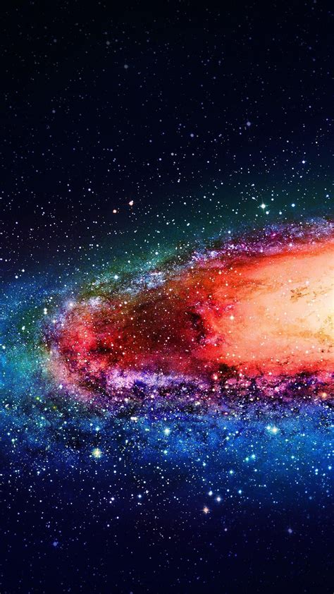 Colorful Andromeda Galaxy Universe Space Stars 4k Hd Space Wallpapers