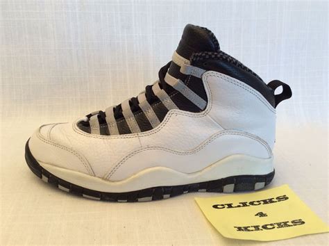 1994 Nike Air Jordan Retro 10 X Steel Grey 130209 101 Mens Size 85
