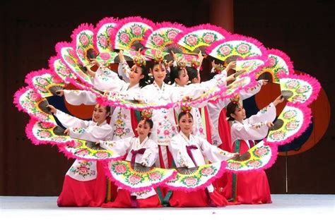 Buchaechum Is A Traditional Form Of Korean Dance Also Called A Fan