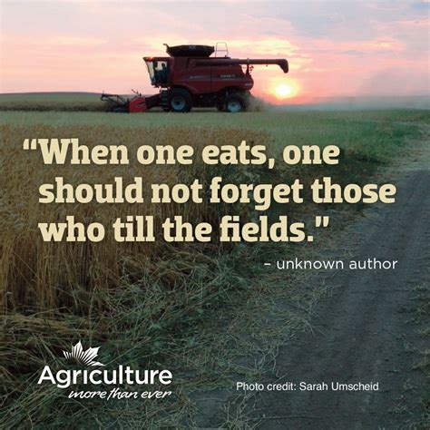when one eats one should not forget those who till the fields farm quotes agriculture quotes
