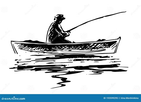 Fisherman Drawing