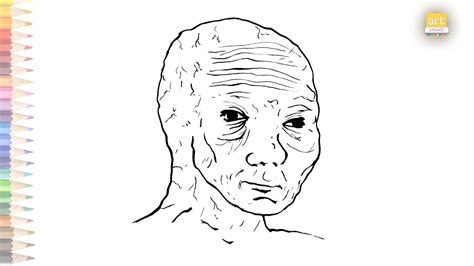 Depressed Wojak Drawing How To Draw Depressed Wojak Draw A Meme