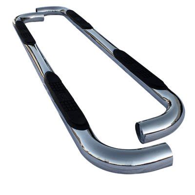 Toyota Tundra Double Cab 2004-2006 Nerf Bars Stainless Steel