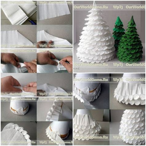 How to make paper christmas trees. How to make Corrugated Paper Christmas Tree step by step ...