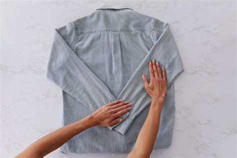 How To Fold A Button Up Shirt Three Ways