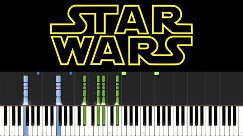 Star Wars Main Theme Piano Tutorial Sheets Youtube