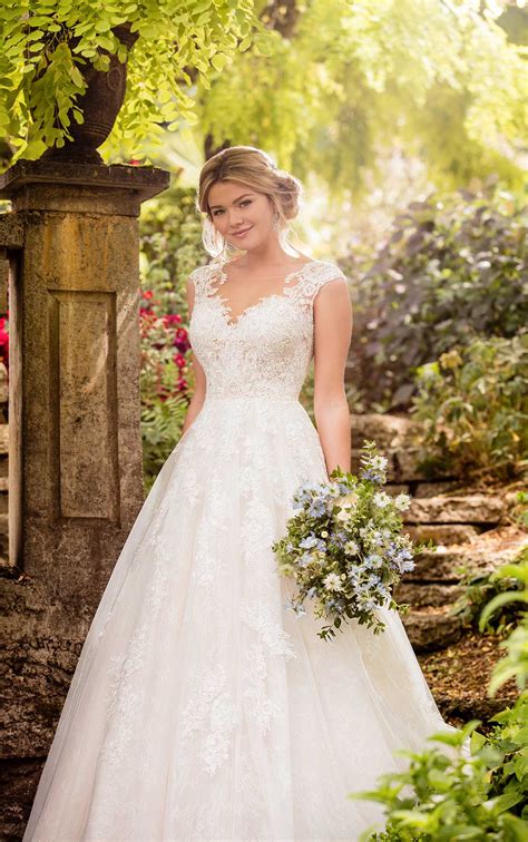 All the vintage style wedding dresses here are available with much lower prices than the market, but. Vintage A-Line Wedding Gown - Essense of Australia Wedding ...