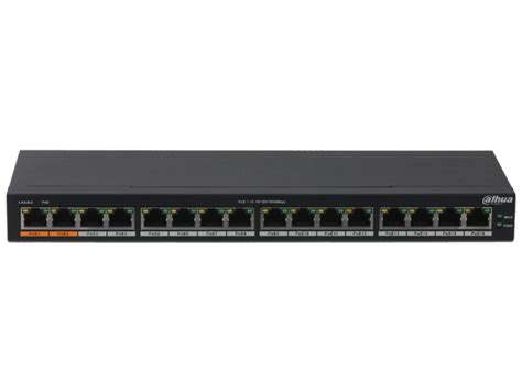 Switch Dahua Dh Pfs3016 16gt 190 De 16 Puertos Gigabit Lan 10100