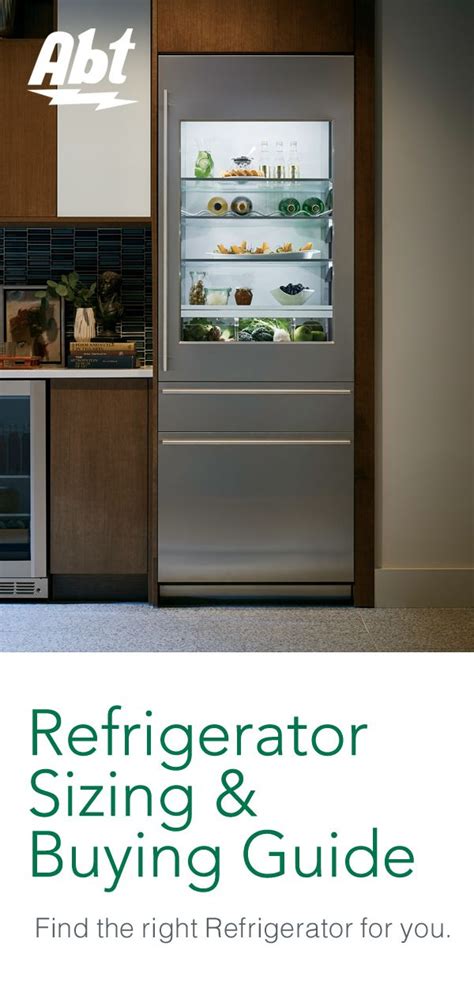 Refrigerator Sizing Buying Guide Refrigerator Sizes Refrigerator