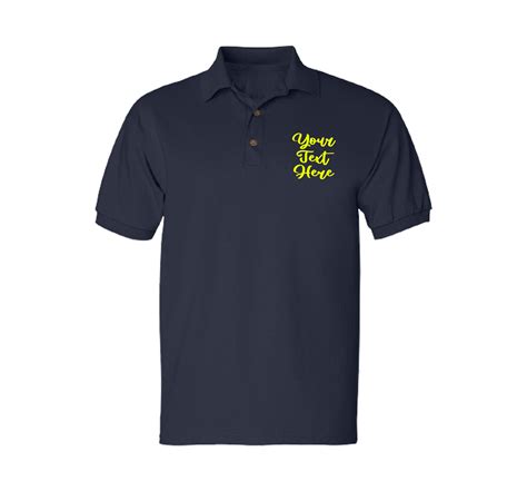 Custom Embroidered Polo Shirts For Women And Men Add Your Text Etsy