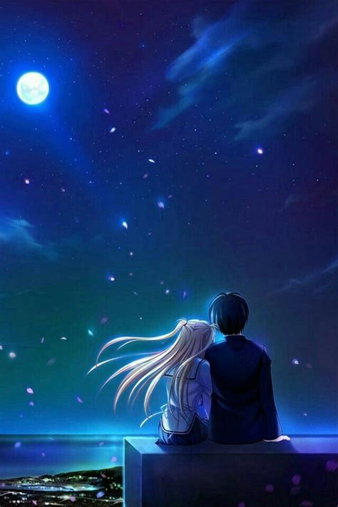 Pin By Alma Ll On Buenas Noches Anime Scenery Wallpaper Romantic