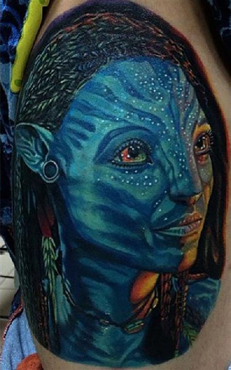 One extending from the base of the spine to the forehead, one for. 36 Awesome Avatar Tattoos - TattooBlend