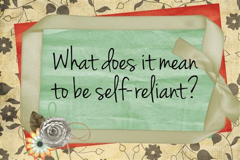 Lds Handouts Spiritual And Temporal Self Reliance What Does It Mean