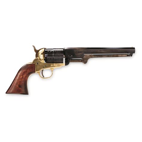 Traditions 1851 Navy Black Powder Brass Revolver 36 Caliber 723097