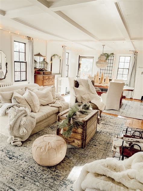 Cozy Rustic Cottage Living Room