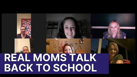 Real Moms Talk Back To School Youtube