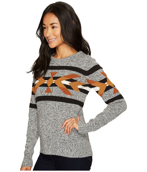 Pendleton Heritage Merino Pullover Natural Multi Womens Sweater In