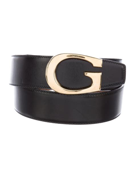 Gucci Logo Buckle Belt Accessories Guc153195 The Realreal