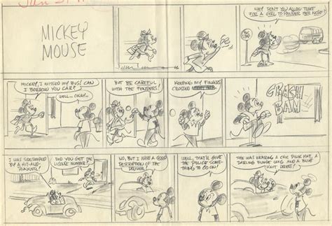 Howard Lowery Online Auction Disney Mickey Mouse Sunday Comics