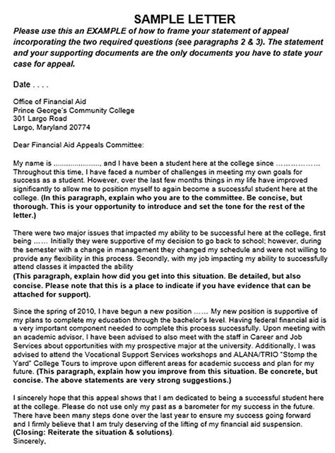 Letter of Support Sample and how to make the reader ...