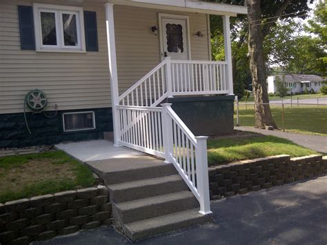 We install and supply many wood alternatives for both residential and commercial. Installation of Newport Vinyl Railing - Poly Enterprises ...