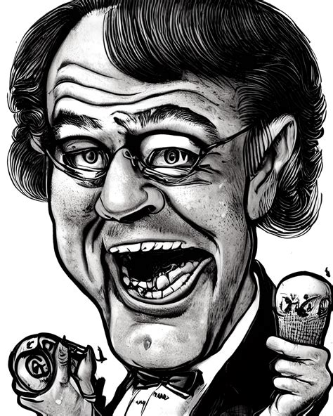 Jack Nicholson Caricature By Robert Crumb · Creative Fabrica