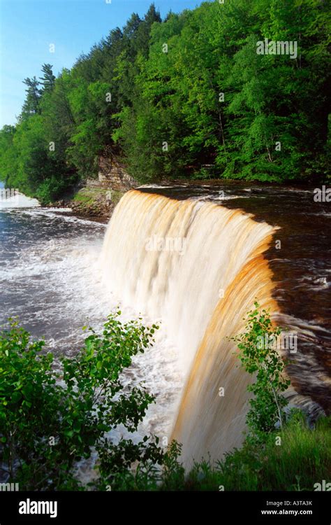 Upper Tahquamenon Falls In Tahquamenon Falls State Park Near Newberry