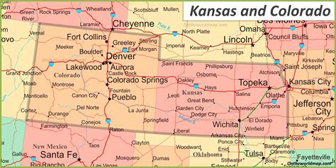 Map Of Kansas And Colorado Border My Maps Sexiezpicz Web Porn
