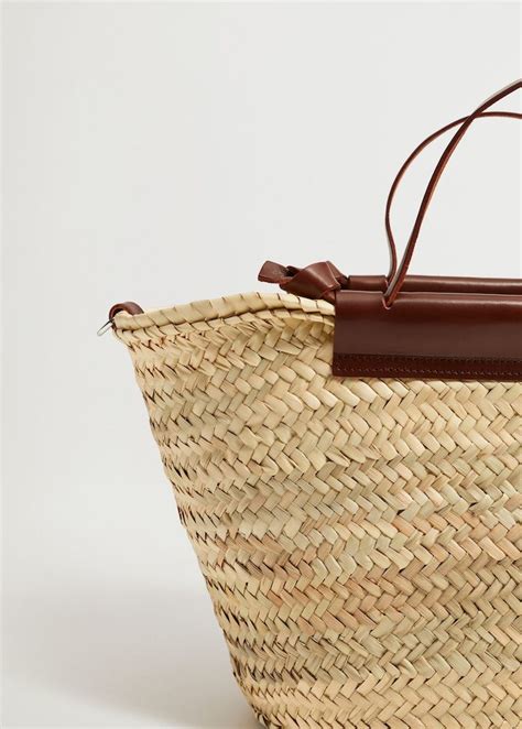 Handmade Bags Leather Handmade Ibiza Braun Design Mango Straw Bags