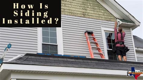 How Is Siding Installed Conservation Construction Of Dallas