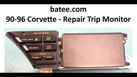 1990 1996 Corvette 8 Trip Monitor Repair Digital Information Center