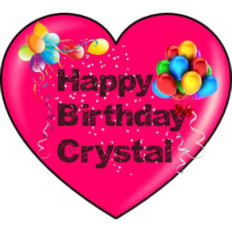 Happy Birthday Crystal Birthday Wishes For Kids Happy Birthday 