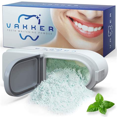 VAKKER Teeth Whitening Powder Kit Mint Flavor Tooth Powder Remove