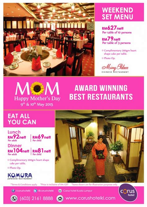 Get unique mother's day gifts and flowers from giftr. MOTHER'S DAY PROMOTION @ MING PALACE | Malaysian Foodie