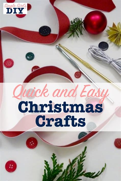 24 Quick And Easy Christmas Crafts Easy Christmas Crafts Simple