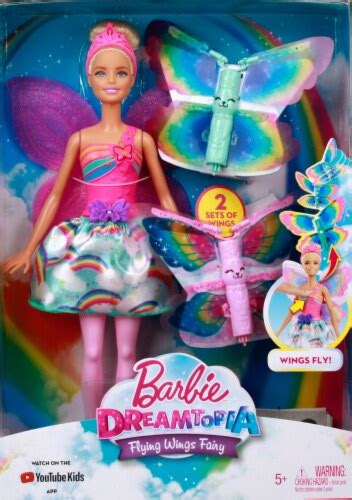 Mattel Barbie® Dreamtopia Flying Wings Fairy Doll 1 Ct Kroger