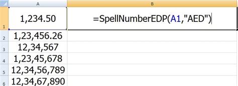 How To Convert Numeric Value Into English Words In Excel Spellnumber