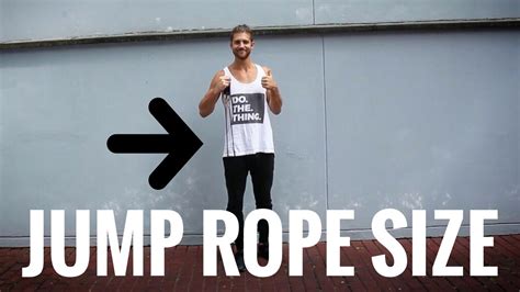 If your gym offers a few choices, grab one and stand in the middle of it with both feet. How To Pick Your Jump Rope Size - YouTube