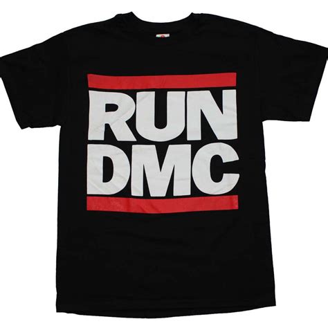 Run DMC T Shirt | Run DMC Logo Black T-Shirt
