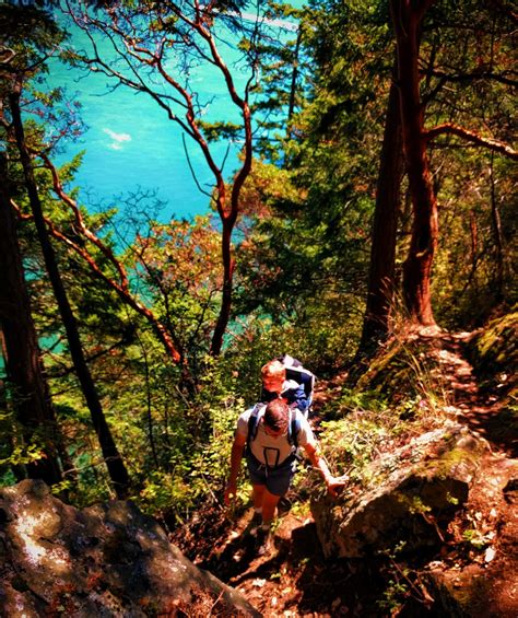 Take a right on pass lake loop, and follow this until you come to an intersection with the big cedar trail. Chris Taylor hiking at Deception Pass State Park Whidbey ...