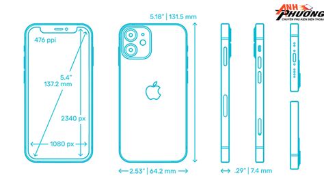 Kích Thước Iphone 12 Minipro Max Là Bao Nhiêu Phụ Kiện Anh Phương