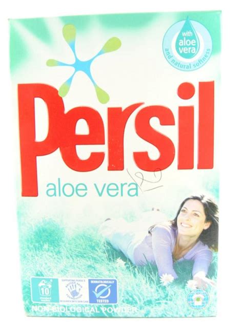 Persil Aloe Vera Non Biological Powder 10 Washes 1kg Approved Food