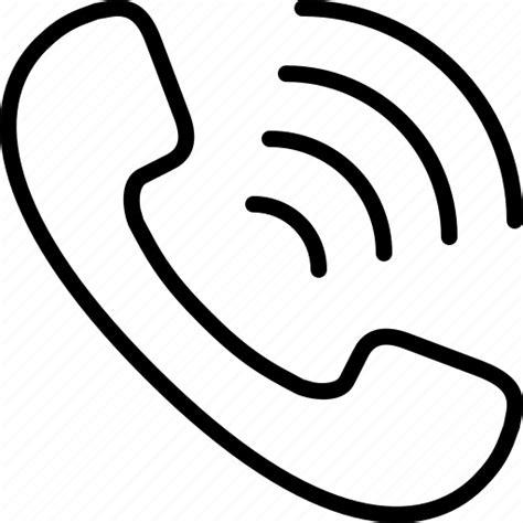 Call Handset Phone Radio Ring Wifi Icon