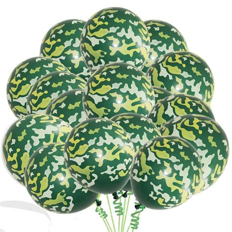 Buy Finypa Army Camoue 30 Count Party Balloon Pack Balloons For Hunting