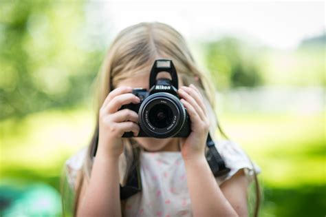 Child Using Camera Royalty Free Stock Photo