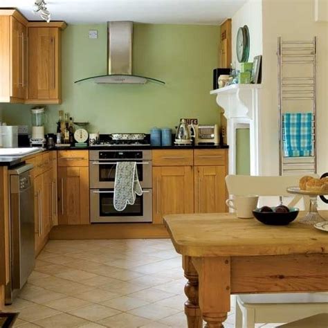 Sage green kitchen cabinets are very nice pieces of furniture with light color that will make your dishes better as well. Feature Wall With Just Paint | Green kitchen walls, Sage ...