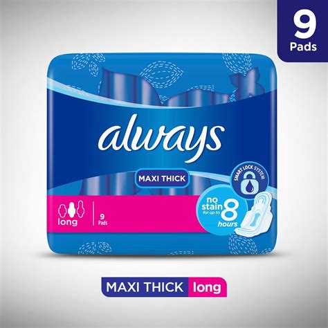 Buy Always Thicks Maxi Night Sanitary Pads Long Single Pack At Best