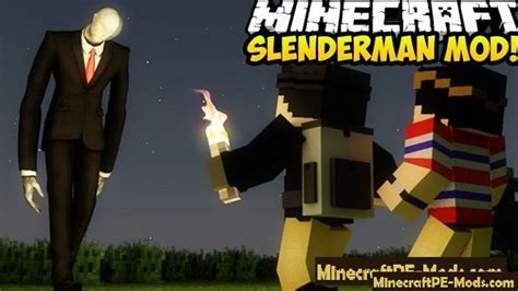 Slender Man Mod For Minecraft Pe Iosandroid 18 17 Download