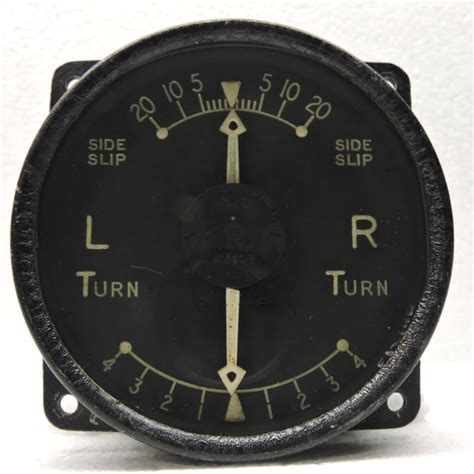 Turn And Slip Indicator Mk Ia 6a675 Raf 1944 Aeroantique