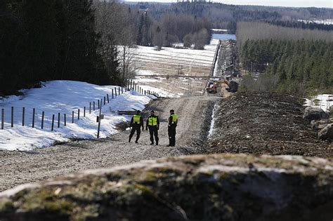 Finland Starts Work On Its Border Fence Northwest Arkansas Democrat Gazette
